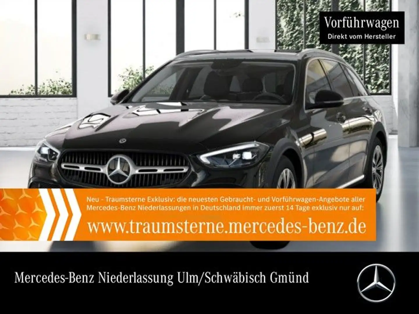 Mercedes-Benz C 200 T 4M AVANTG+PANO+AHK+LED+KAMERA+KEYLESS+9G Schwarz - 1