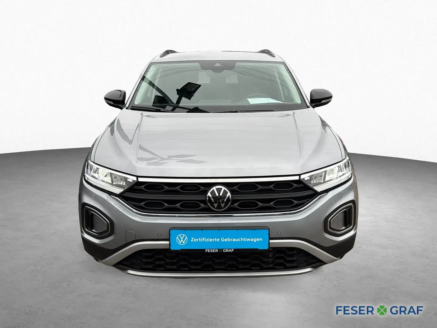 Volkswagen T-Roc 1.5 TSI DSG AHK NAVI ACC KAMERA LED APP Silber - 2