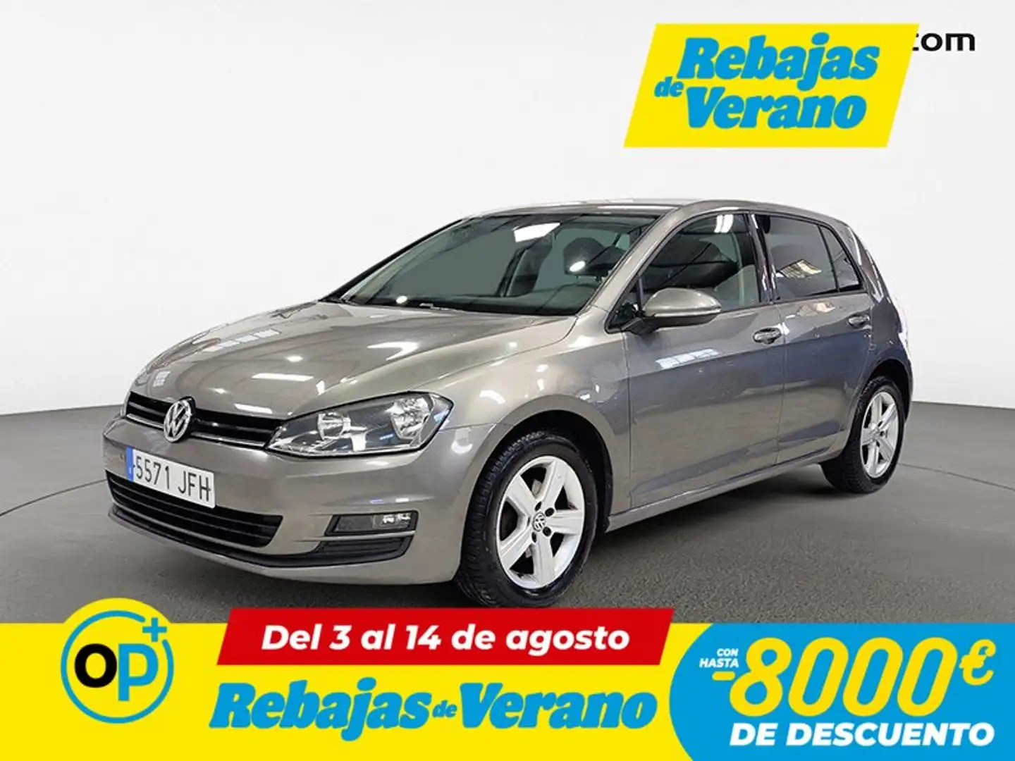 Volkswagen Golf 1.6TDI CR BMT Advance DSG 105 Gris - 1