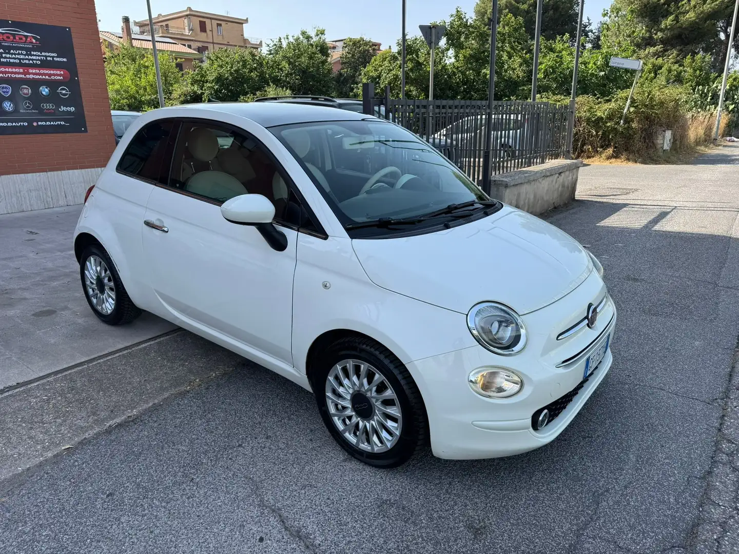 Fiat 500 1.2  my19 DOLCEVITA Blanc - 1