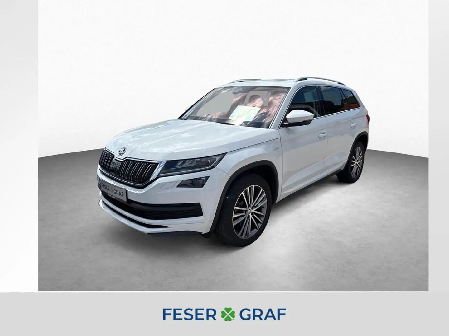 Skoda Kodiaq L&K 4x4 2.0 TDI Leder Panorama Digital C. Weiß - 1