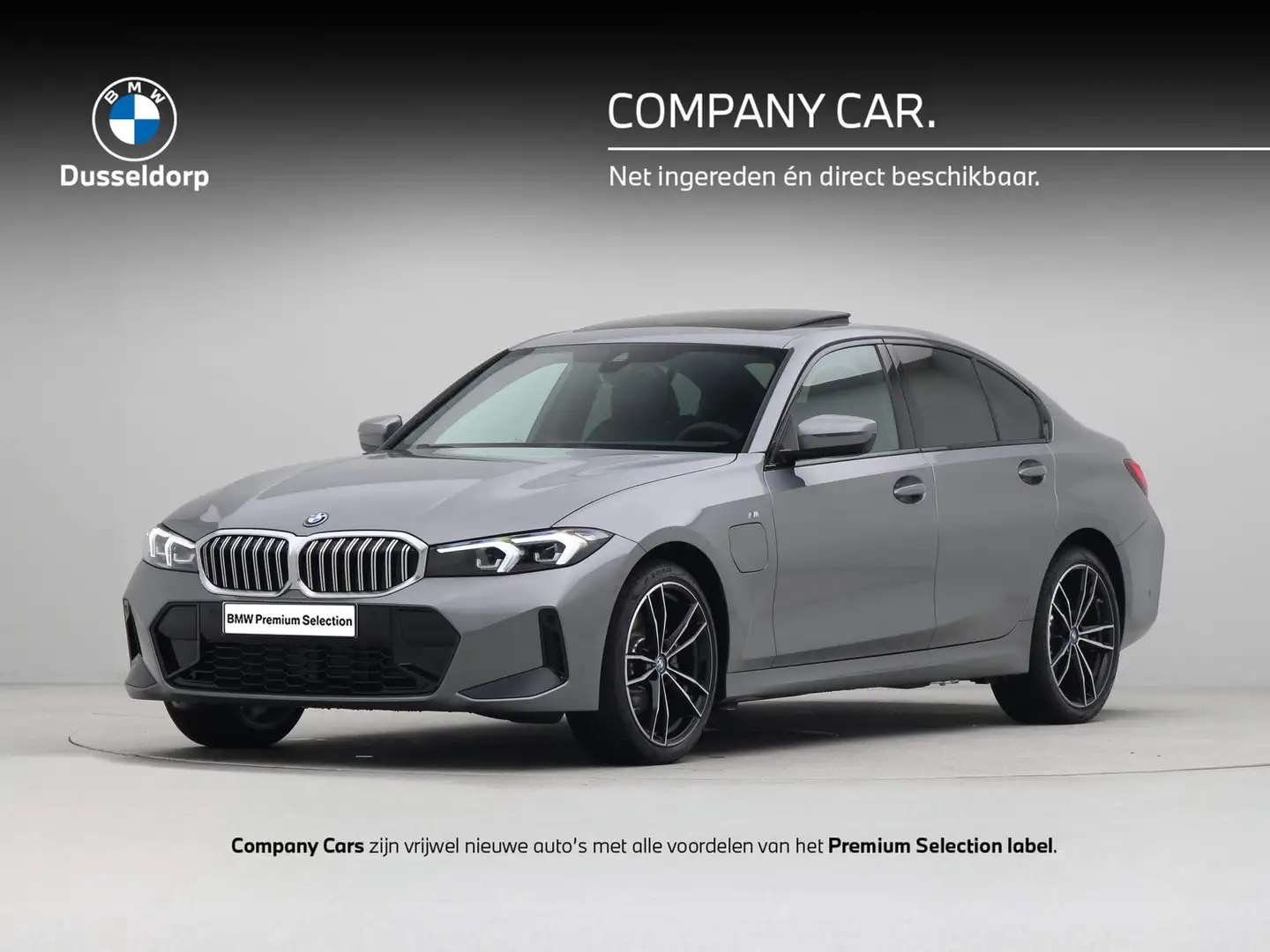 BMW 320 3 Serie Sedan 320e M Sport Grijs - 1