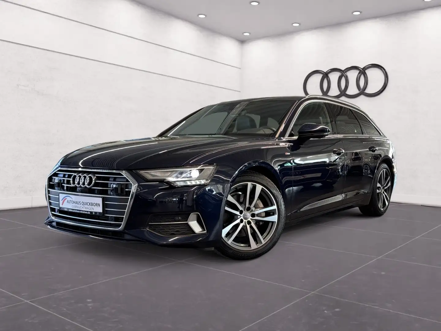 Audi A6 Avant 45 TFSI S line S tronic AHK TOUR 360 Bleu - 2