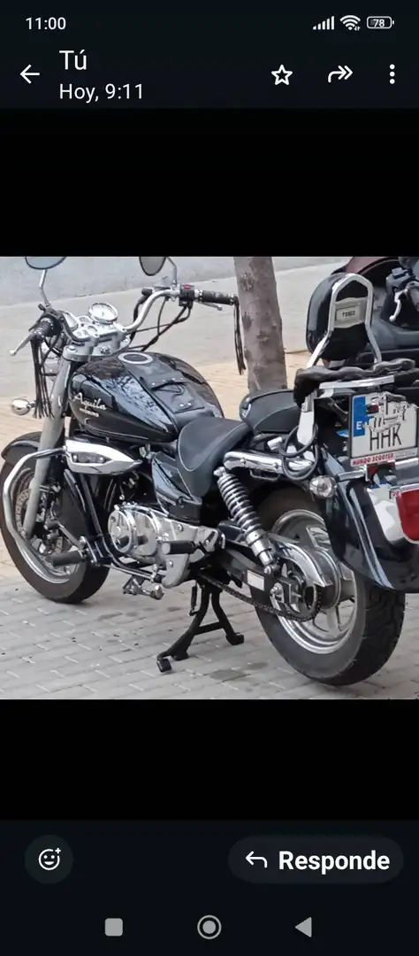Hyosung Aquila 125 Negro - 2