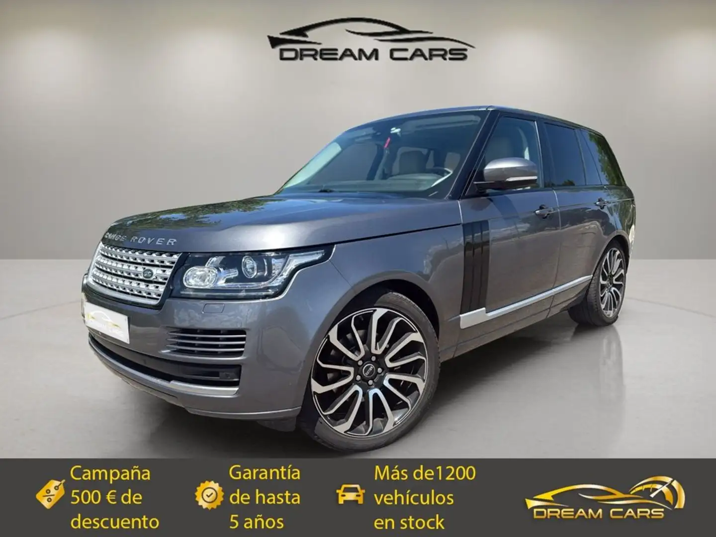 Land Rover Range Rover 3.0TDV6 Vogue Aut. Gris - 1