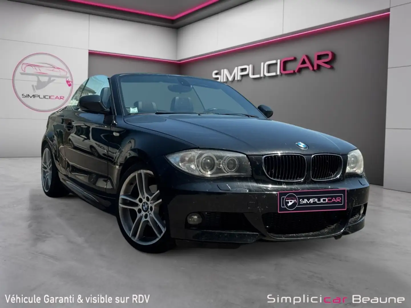 BMW 120 SERIE COUPE E82 120d 177 ch Sport Design Noir - 1