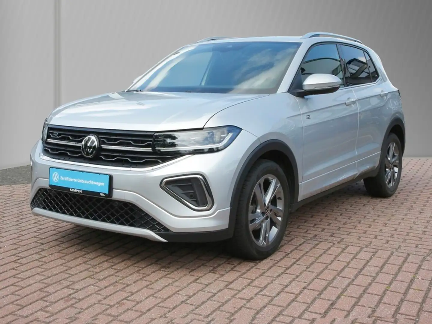 Volkswagen T-Cross 1.5 TSI DSG R-Line AHK Navi+VC ACC RFK+PDC Matr... Silber - 2