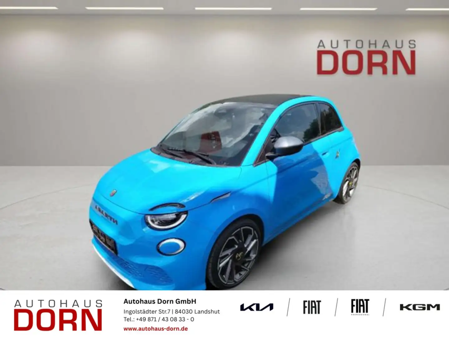 Abarth 500C Cabrio Scorpione-/Winter-Paket Schalensitze Blau - 1