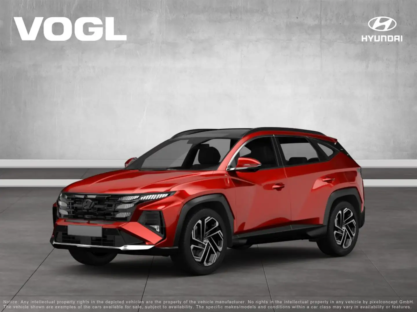 Hyundai TUCSON FL MY25 1.6 T-GDI 160PS DCT 4WD TREND LED Rosso - 1