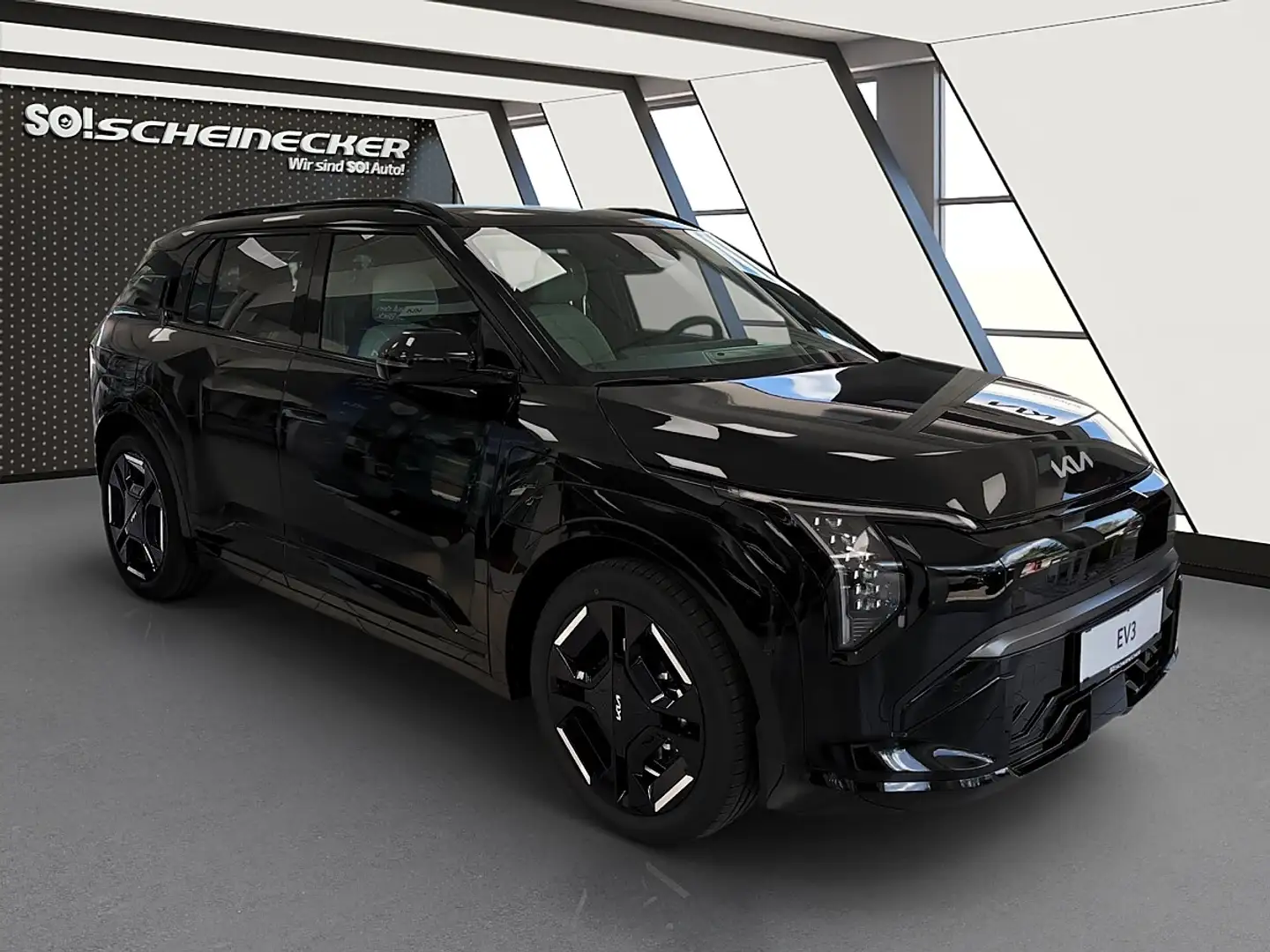 Kia EV3 FWD 81,4kWh Long Range GT-Line Schwarz - 1
