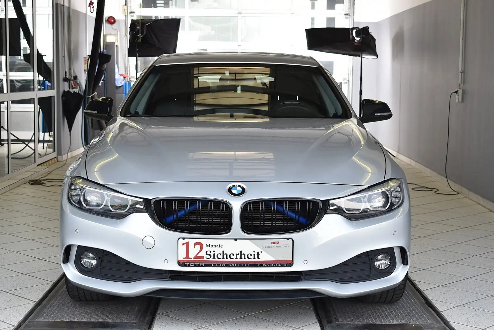 BMW 418 4er Gran Coupe - 418d Advantage Automatik*Leder Silber - 2