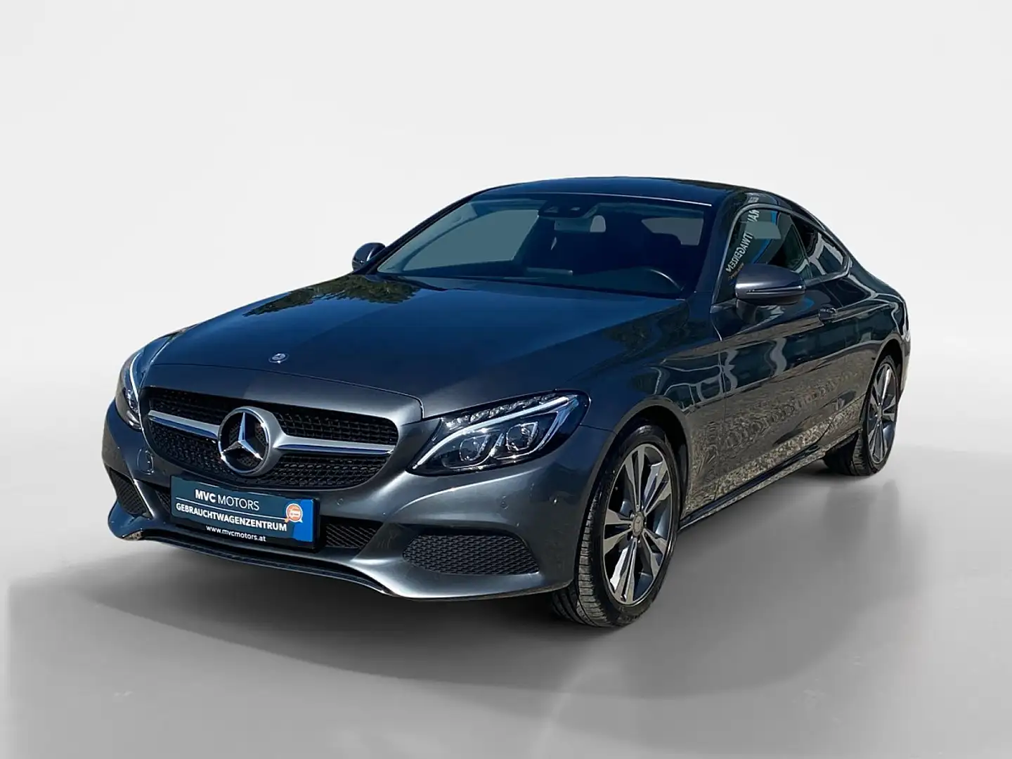 Mercedes-Benz C 200 Coupe Aut. Grau - 1