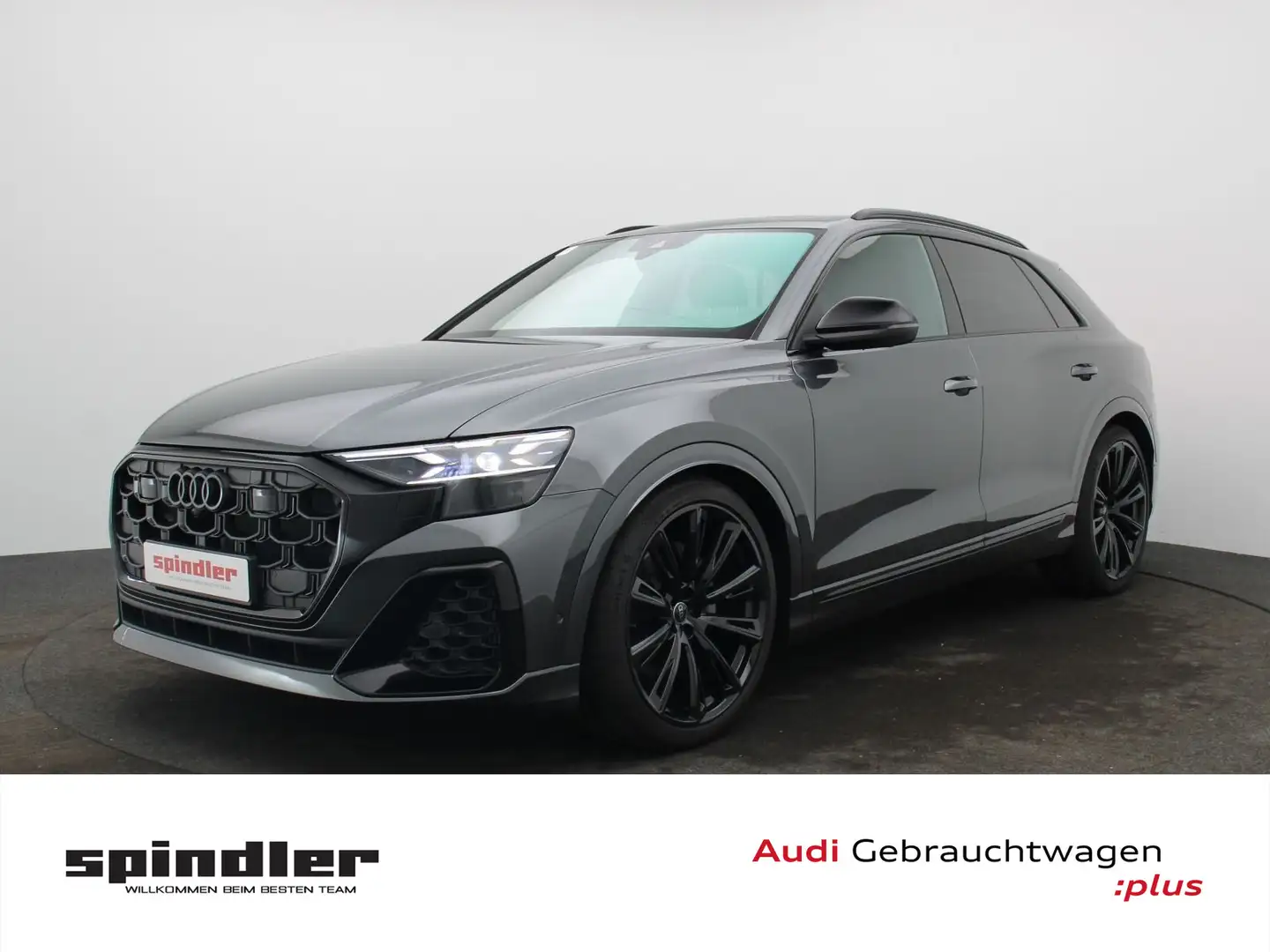 Audi Q8 S-Line 55 TFSI quattro S-tronic / Pano, 360°K Grau - 1
