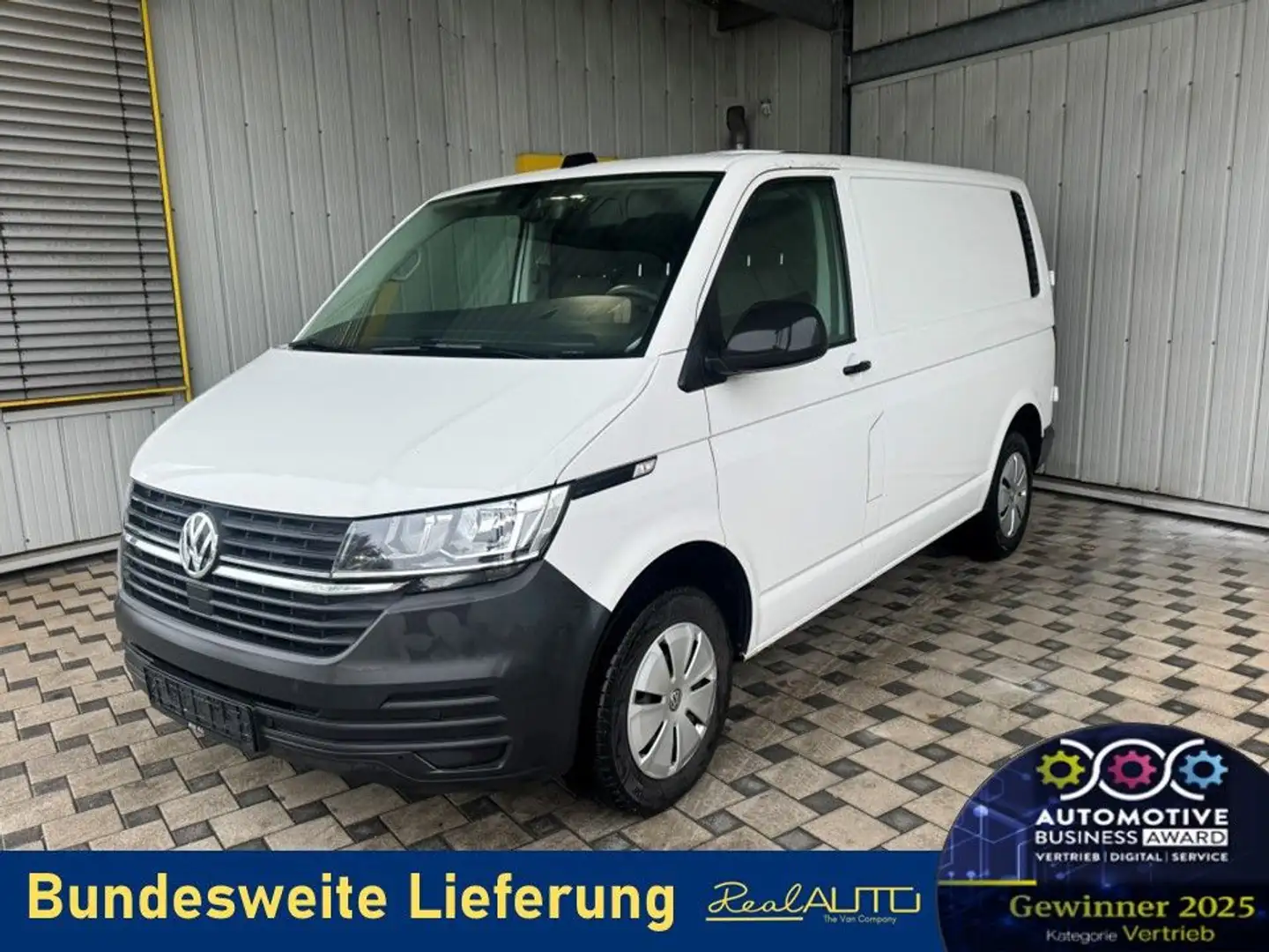 Volkswagen T6 Transporter 6.1 Kasten TDI AHK*Klima*Kamera Weiß - 1