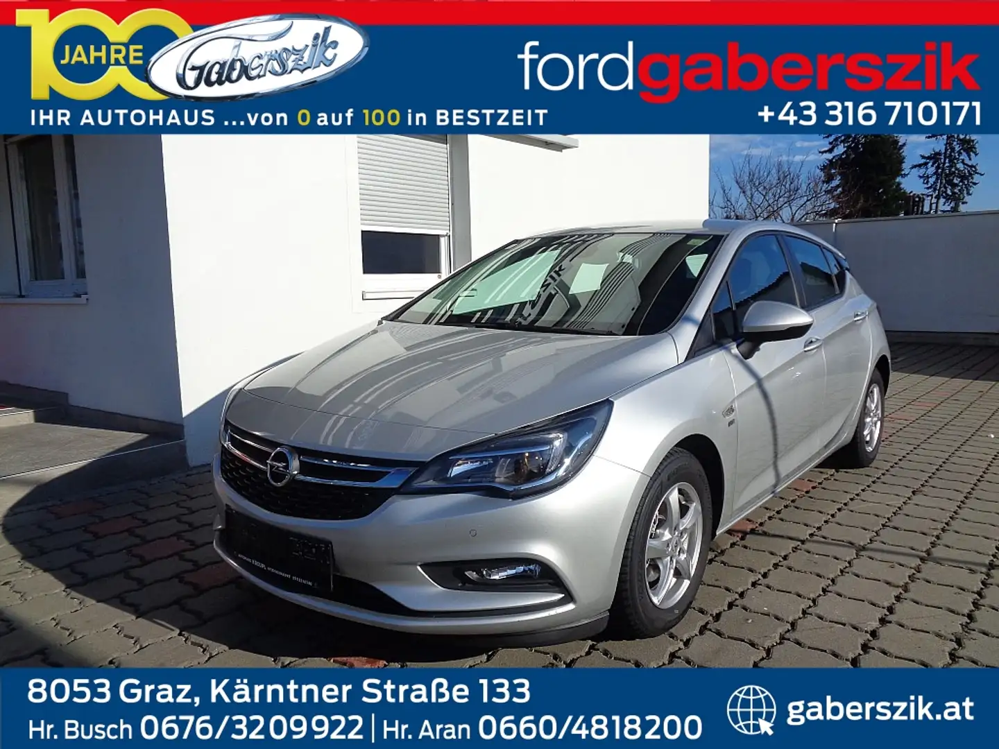 Opel Astra 1,6 CDTI Start/Stop ECOTEC 120 Jahre Edition Gris - 1