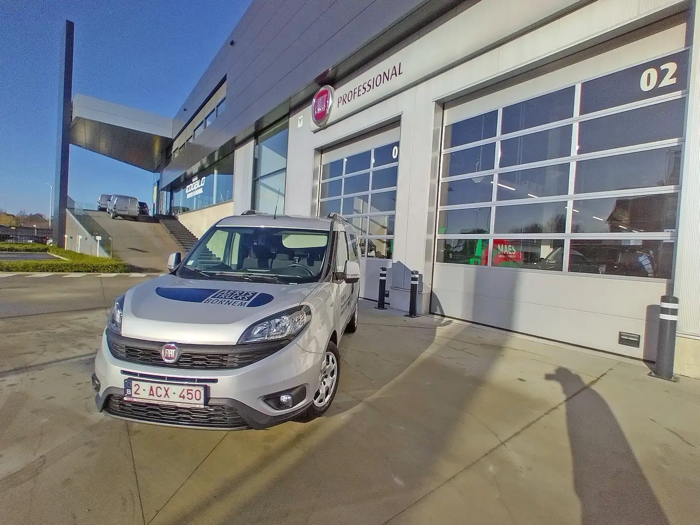 Fiat Doblo SX – 1.3 95PK E6D-TEMP Argent - 2
