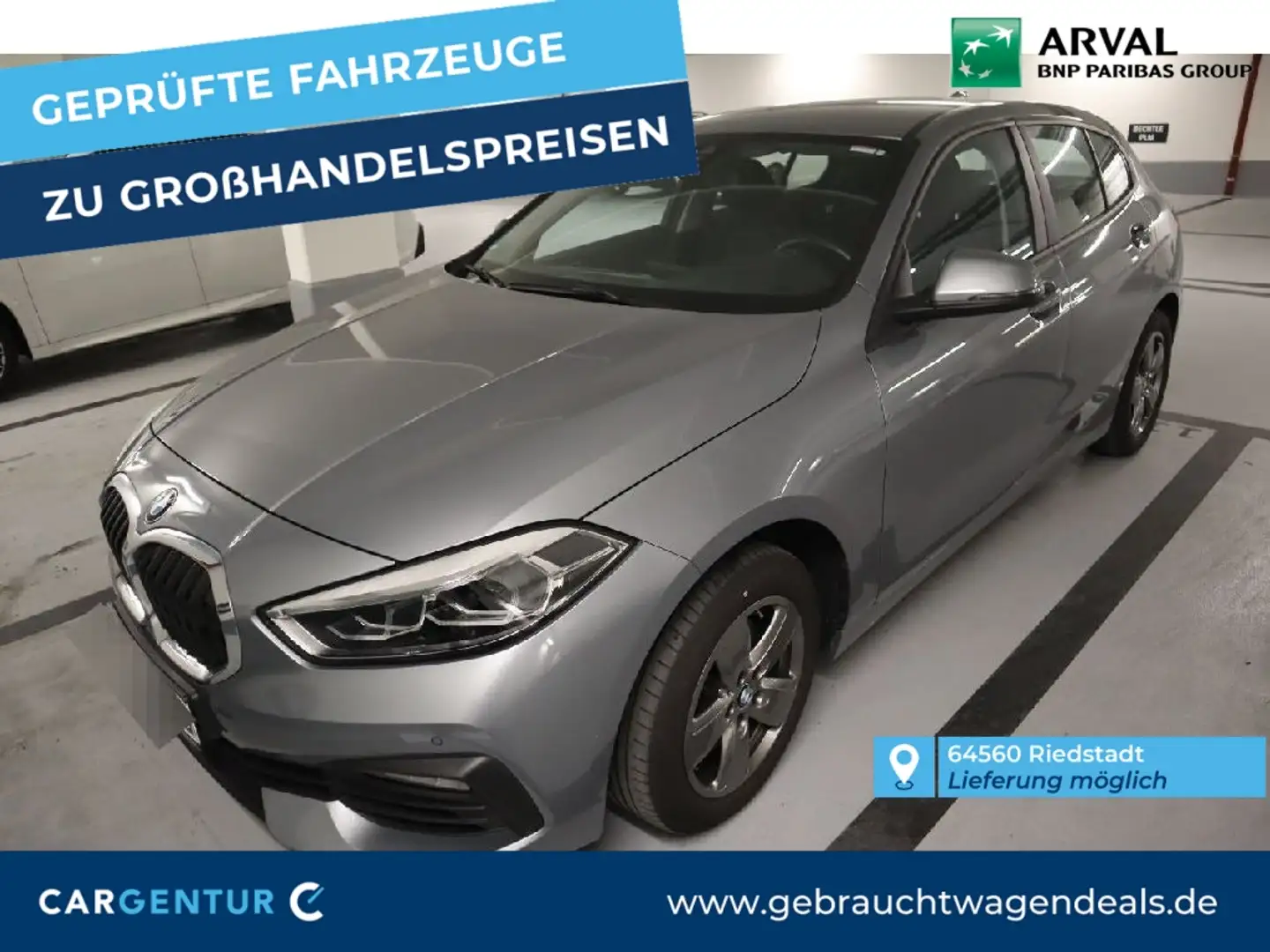 BMW 118 i Advantage LED Lane AUT PDC SHZ Gri - 1