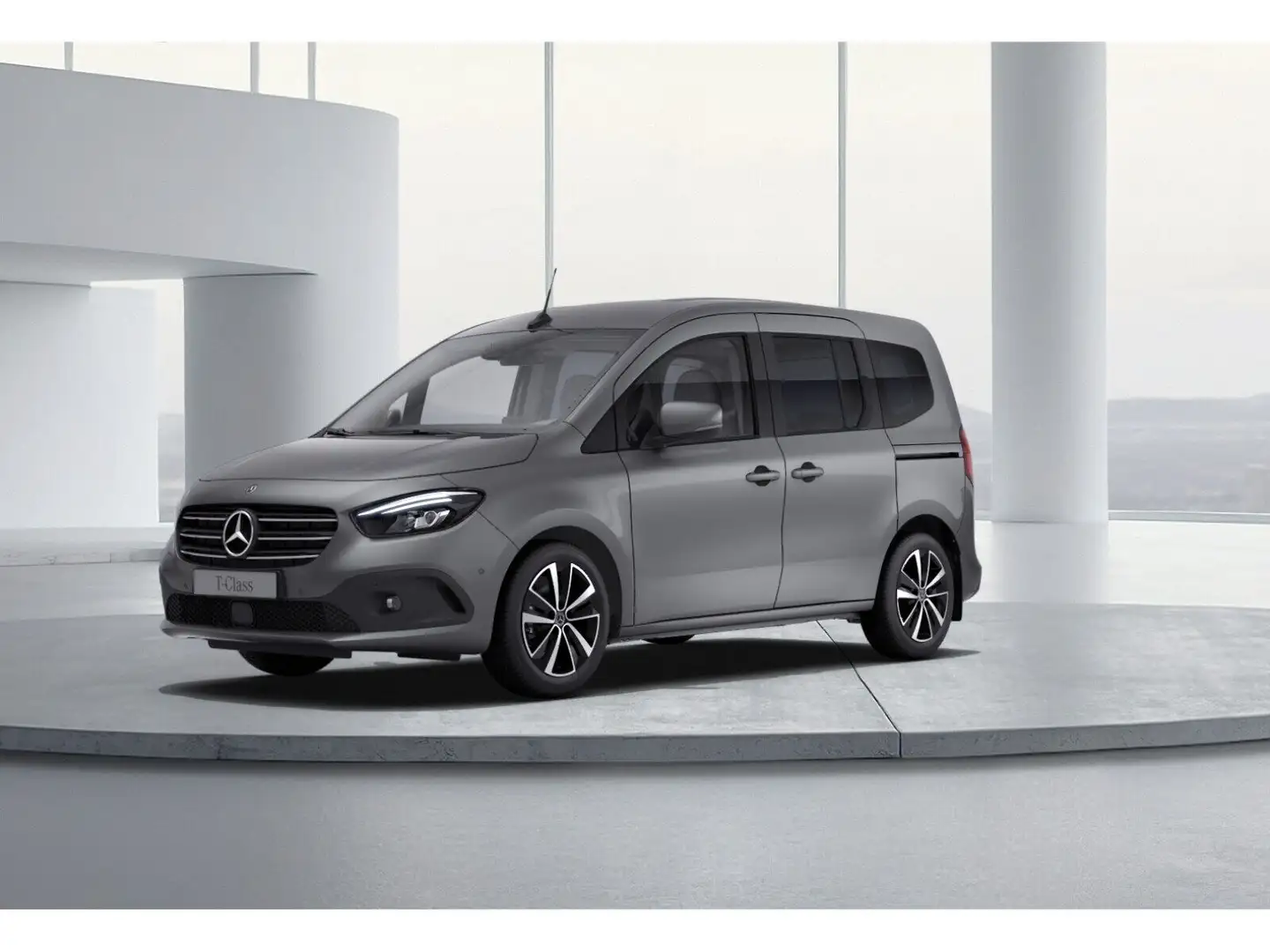 Mercedes-Benz T-Klasse T 180 d Standard LED PTS AHK Navi SHZ Cam Grau - 1