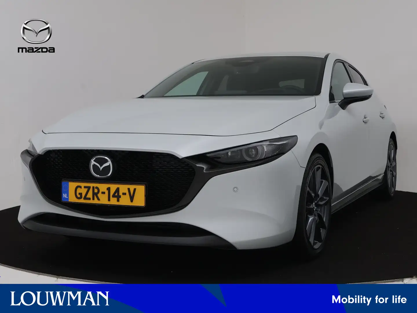 Mazda 3 2.5 e-SkyActiv-G M Hybrid 140 Takumi | Navigatie | Weiß - 1