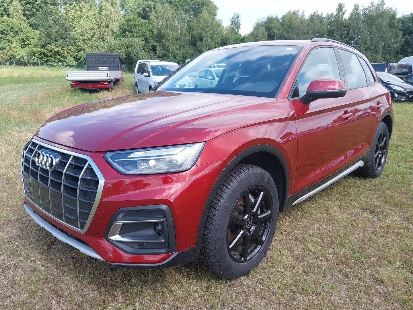 Audi Q5 50 TDI quattro /LEDER / KAMERA/ 1.HAND/ 7tkm! Rot - 1