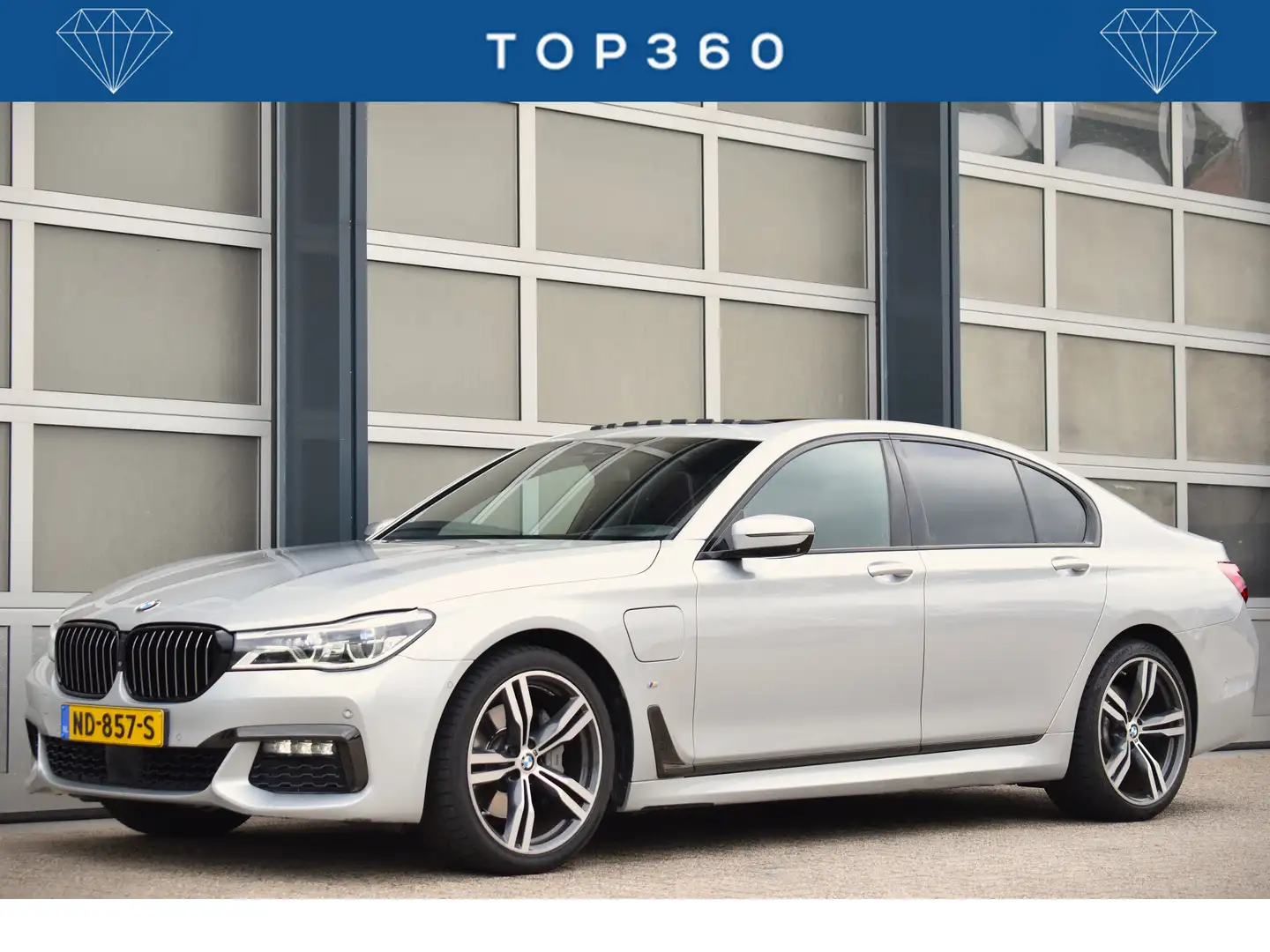 BMW 740 7-serie 740e M-Sport iPerformance High Executive D Grijs - 1