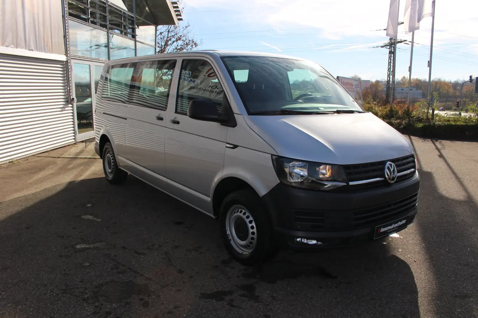 Volkswagen T6 2.0 TDI Kombi LR + STANDHEIZUNG + KAMERA + SHZ Argent - 1