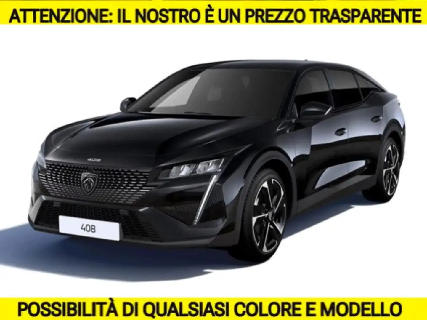 Peugeot 408 1.2 hybrid Allure 136cv e-dsc6 Nero - 1