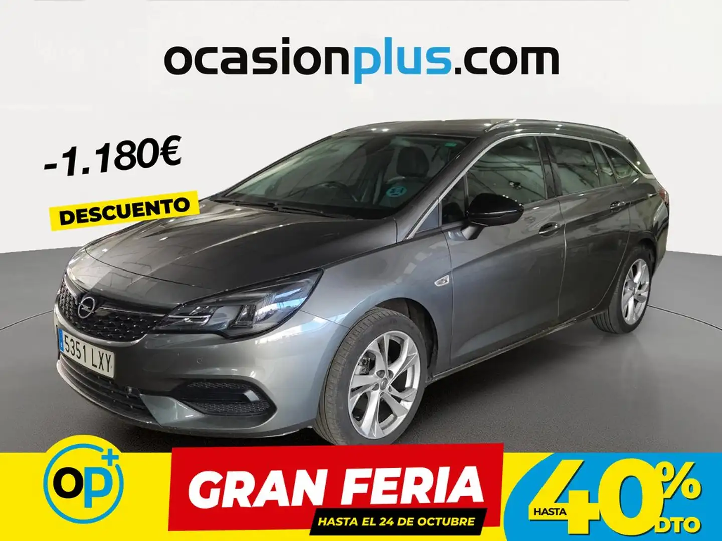 Opel Astra ST 1.2T S/S GS Line 130 Gris - 1