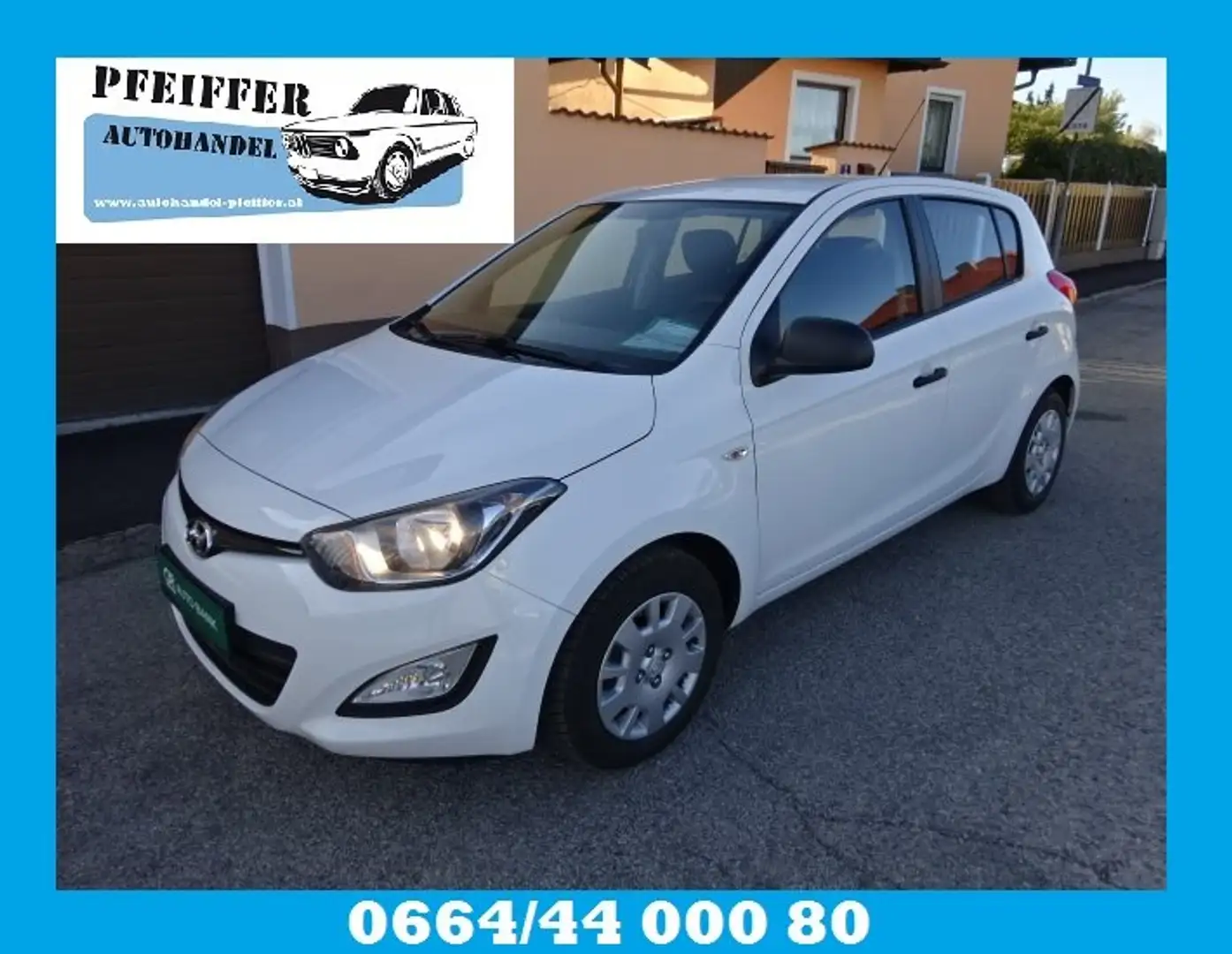 Hyundai i20 Live 1 Besitz Pickerl 03.2027 alle Rechnungen Top Weiß - 1