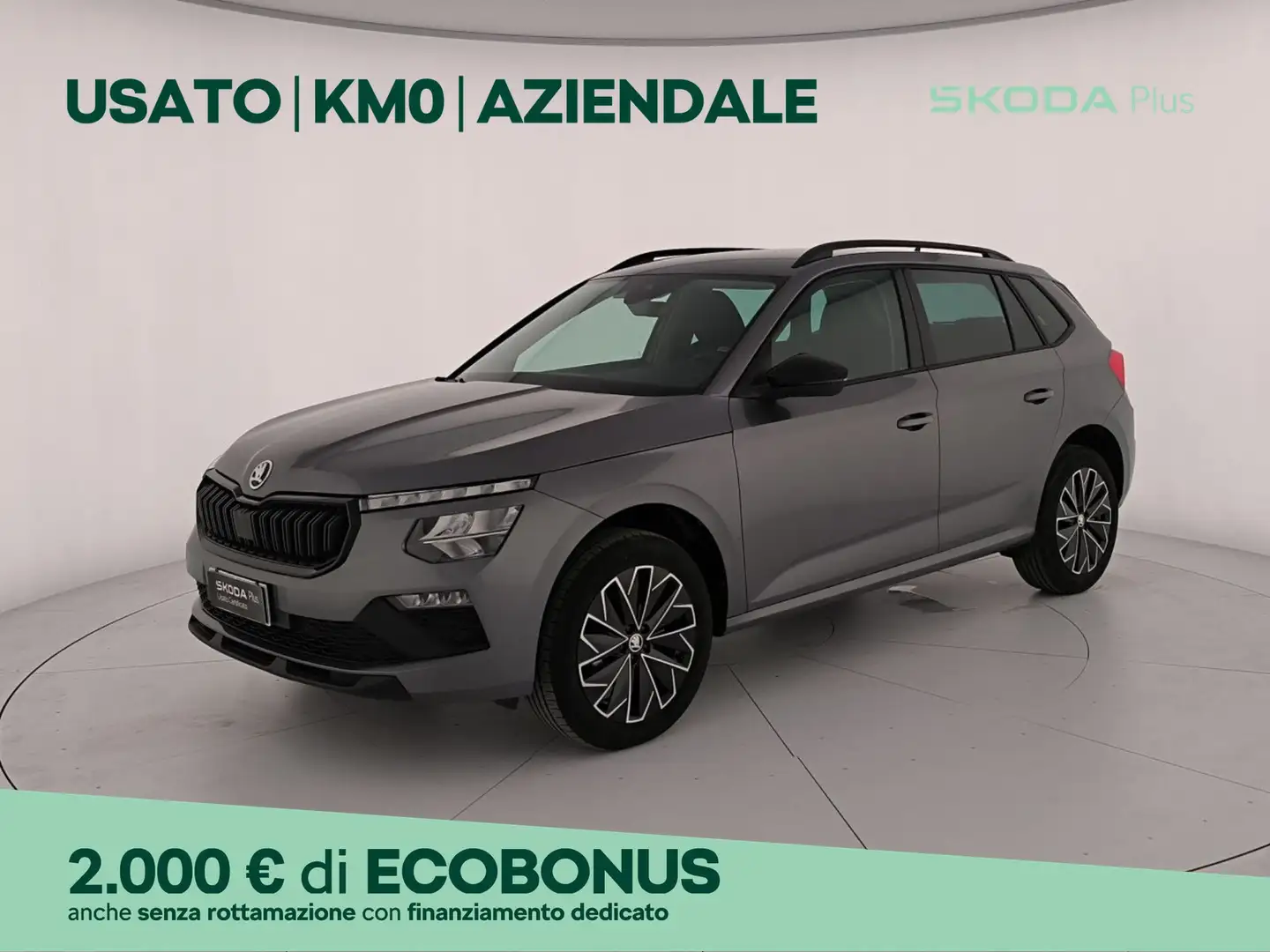 Skoda Kamiq 1.0 tsi black dots 95cv Grigio - 1