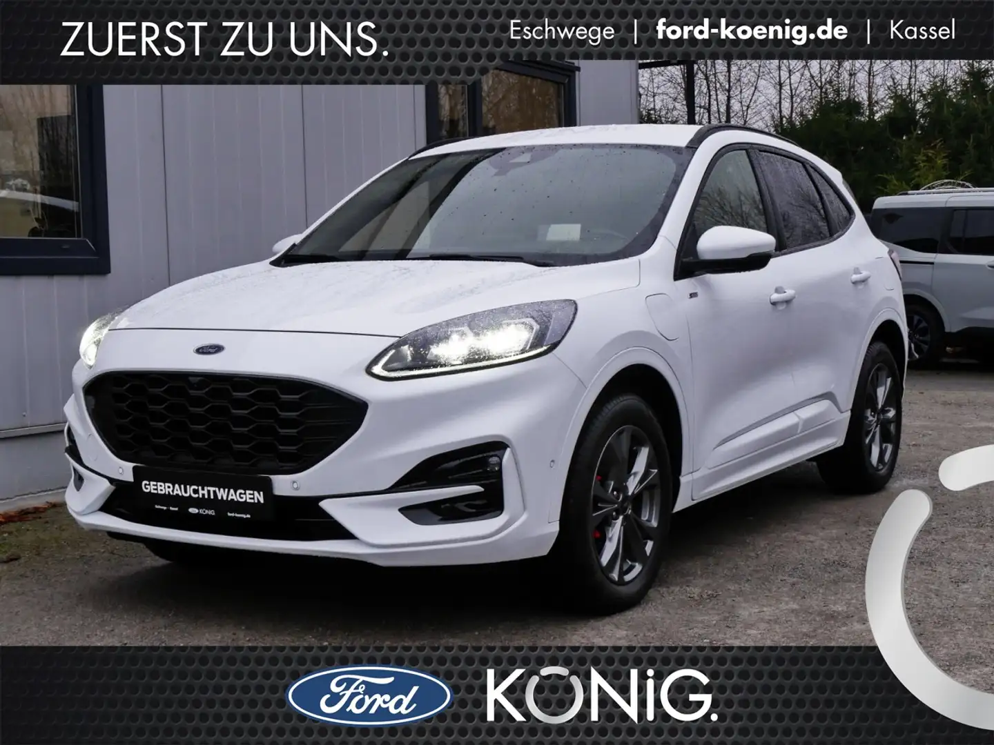 Ford Kuga ST-Line X Plug-in-Hybrid ParkAssist+ACC+B&O Klima Weiß - 1