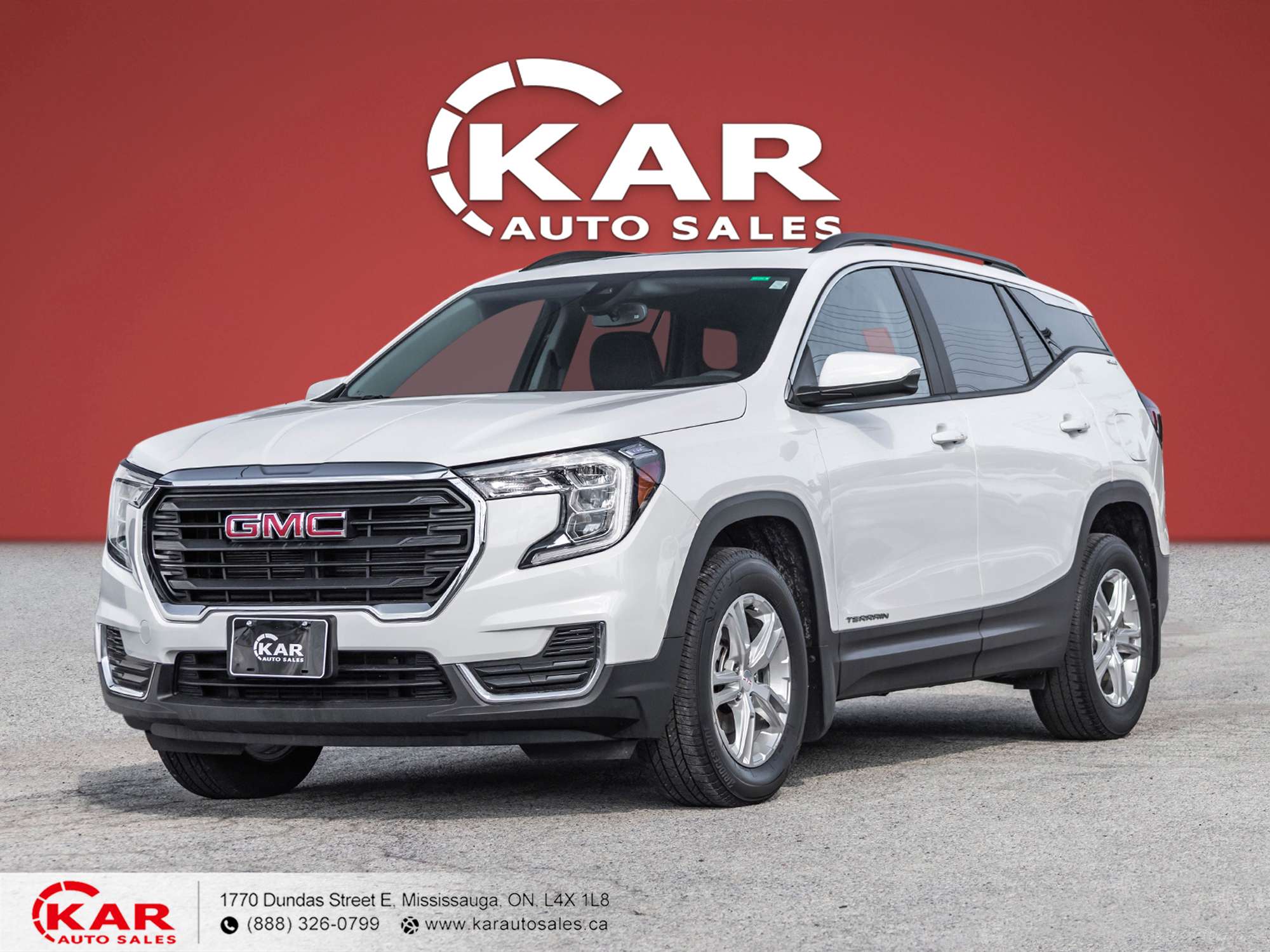 White 2023 GMC Terrain SUV / Crossover All-Wheel Drive 9-Speed Automatic