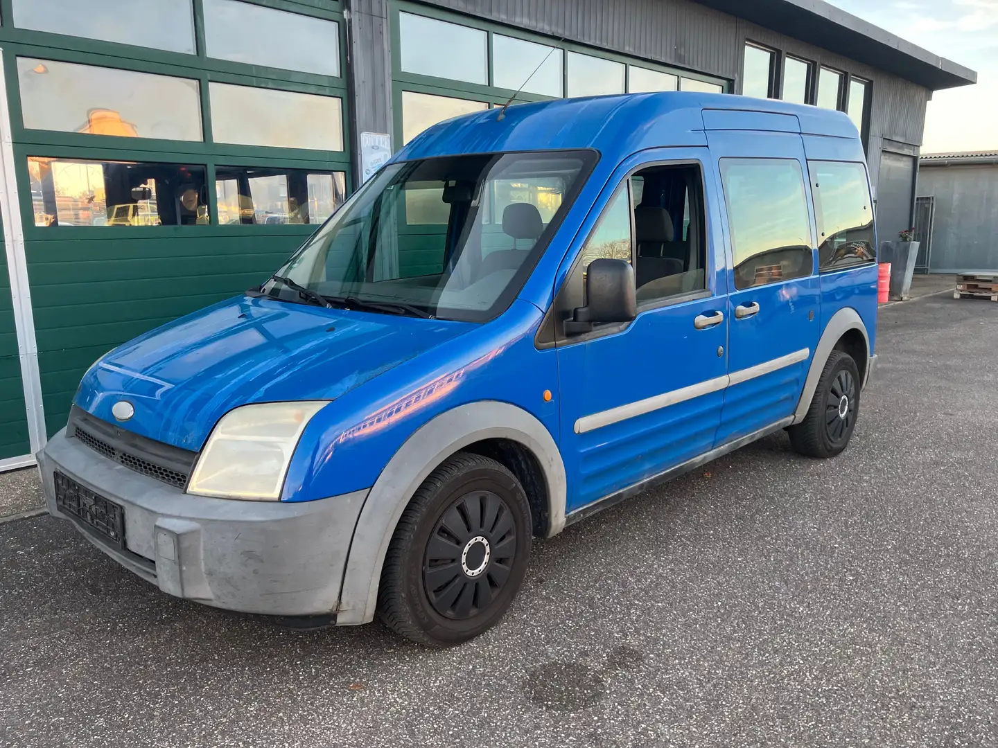 Ford Tourneo Connect 1.8 Kombi lang 2x Schiebetüren 5-Sitzer Klima Blau - 1
