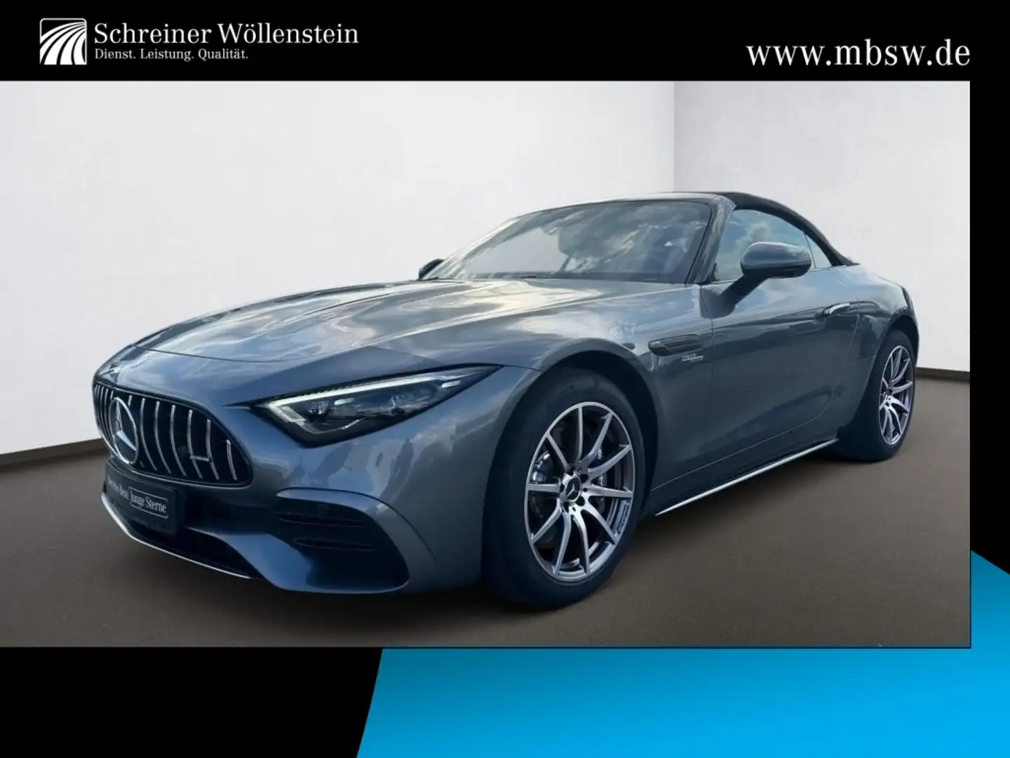 Mercedes-Benz SL 43 AMG Memory*DigLight*KeyGo*AIRSCARF*CarPlay Gris - 1