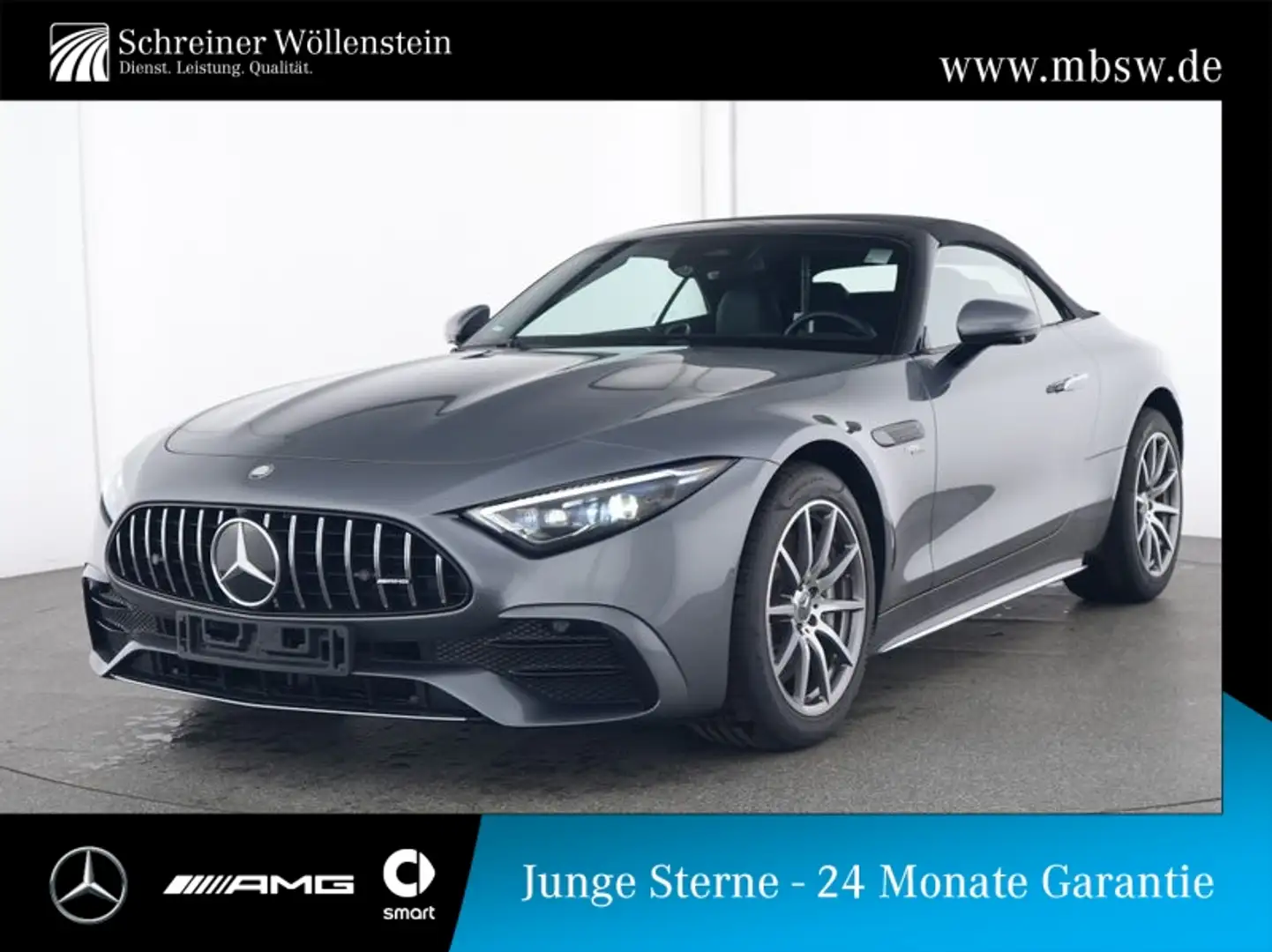Mercedes-Benz SL 43 AMG Memory*DigLight*KeyGo*AIRSCARF*CarPlay Grau - 1