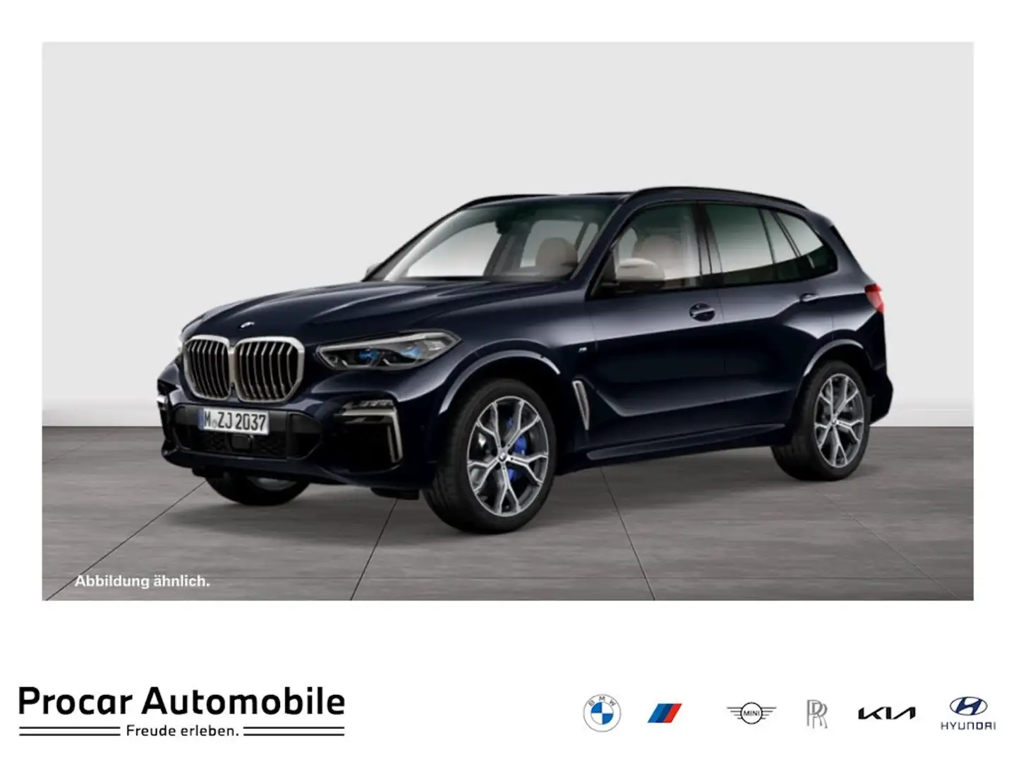 BMW X5 M 50d HUD PANO ACC RFK NAVI LED Laser PDC V+H Noir - 1