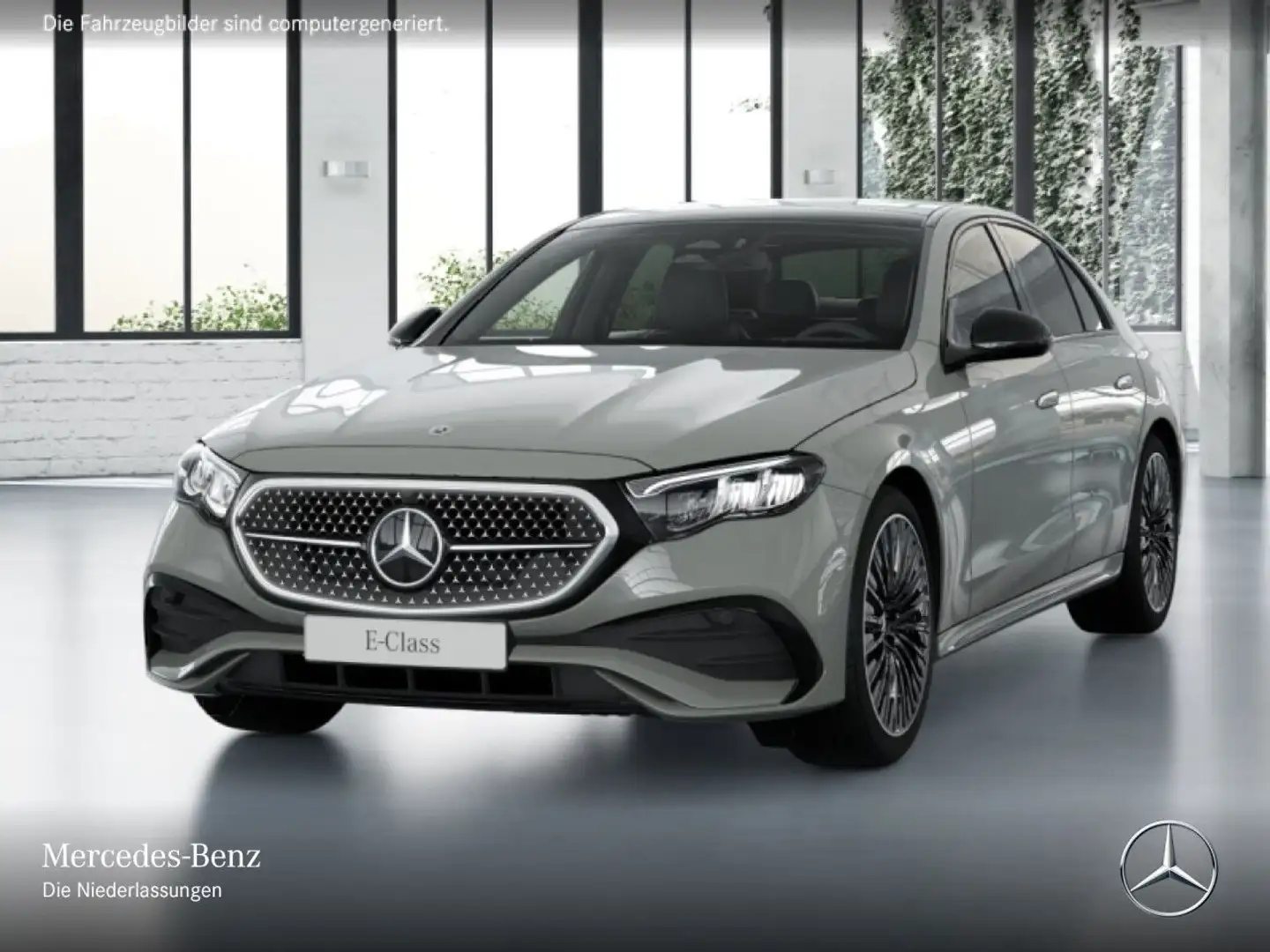 Mercedes-Benz E 200 AMG Pano Distr. LED Night Kamera Totwinkel Grau - 2