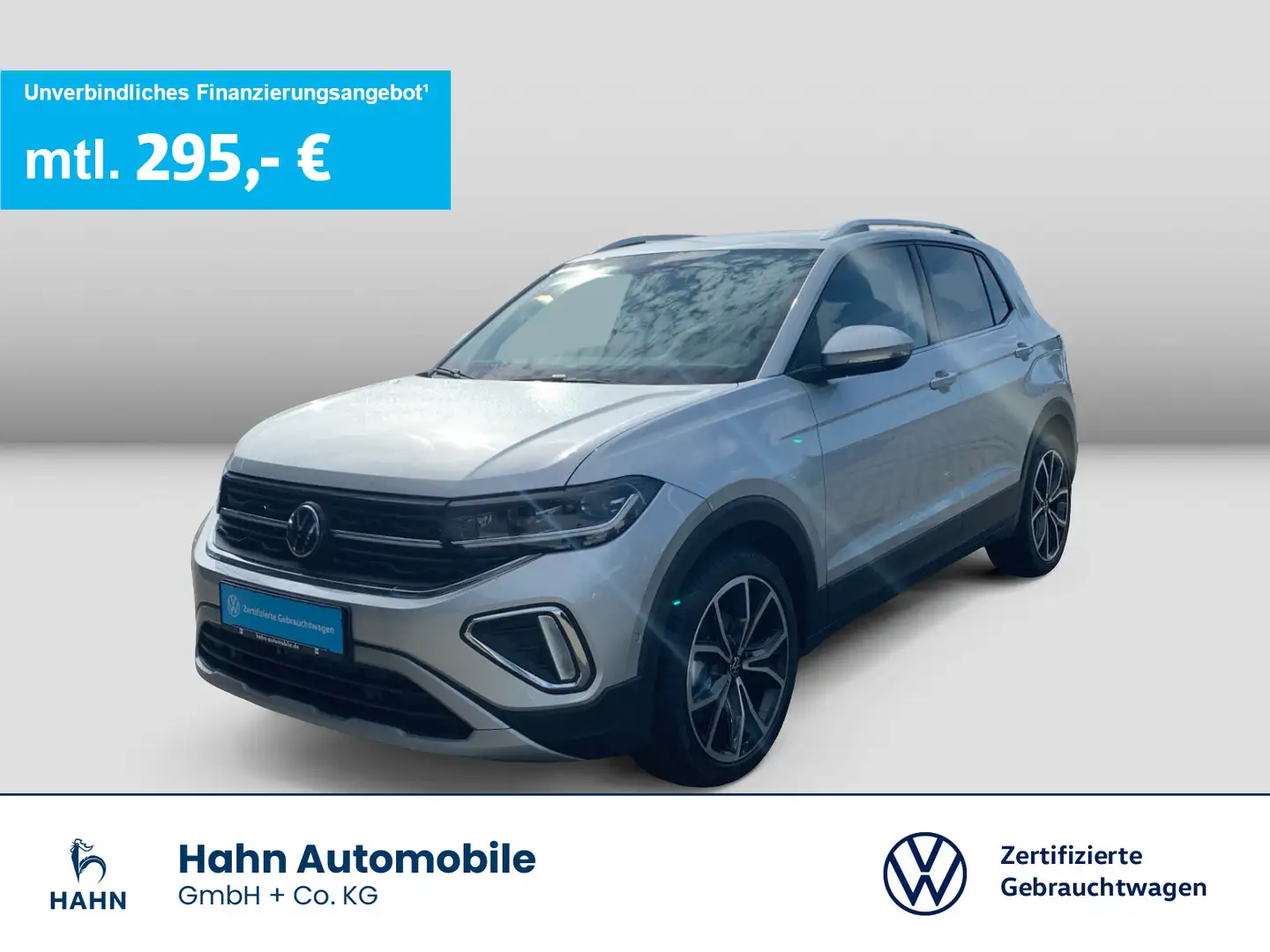 Volkswagen T-Cross 1.0 TSI DSG Style CAM Matrix Navi-Vorb. Argent - 1
