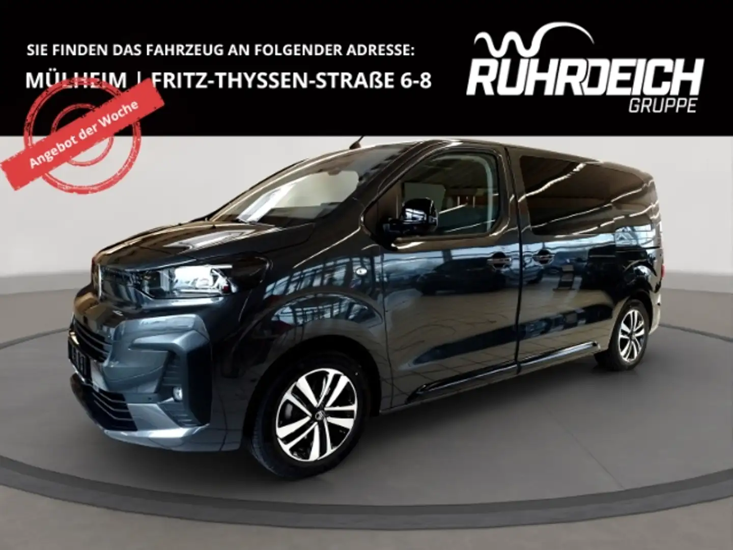 Citroen Spacetourer Max VIP XL StandHZG AHK-abnehmbar El. Fondsitzvers Szary - 1