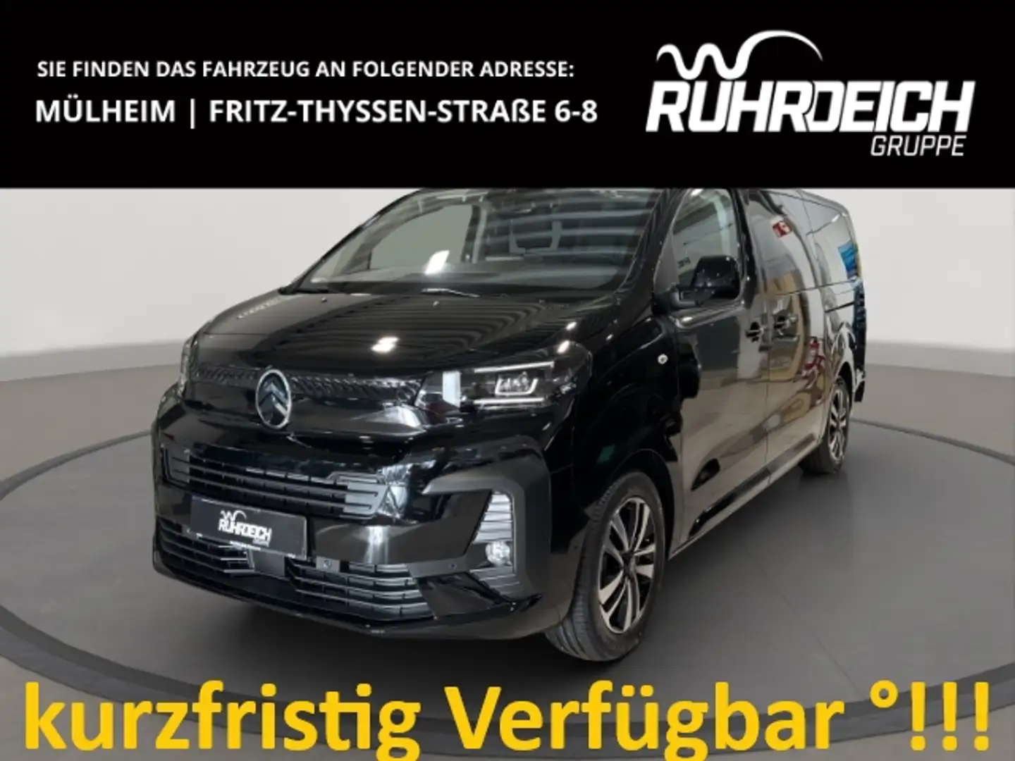 Citroen Spacetourer Plus XL 8-Sitzer Kamera PDC Navi ALU Noir - 1