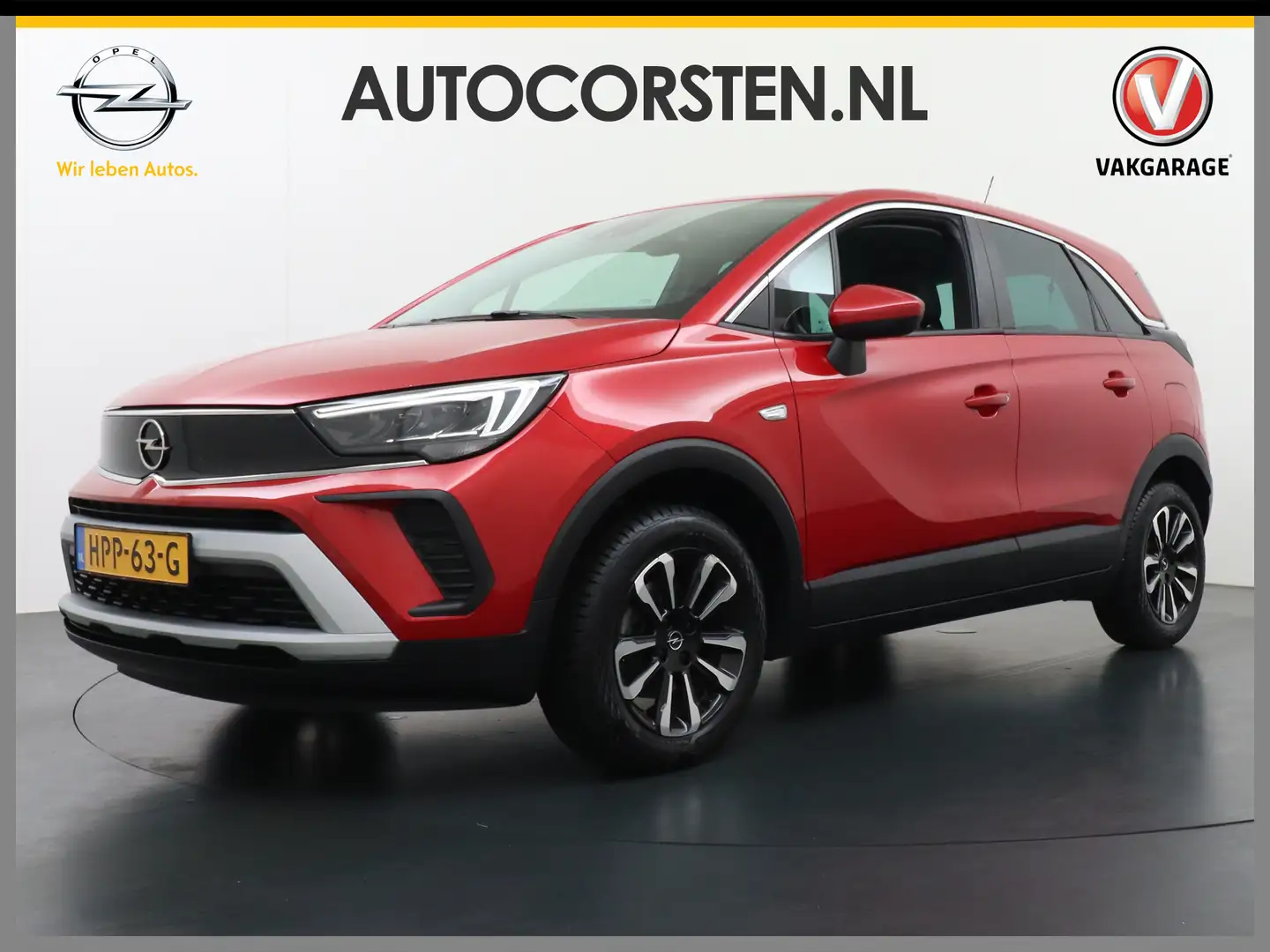 Opel Crossland 1.2T 131pk AUT-6 Turbo Apple Carplay Android Auto Rood - 1