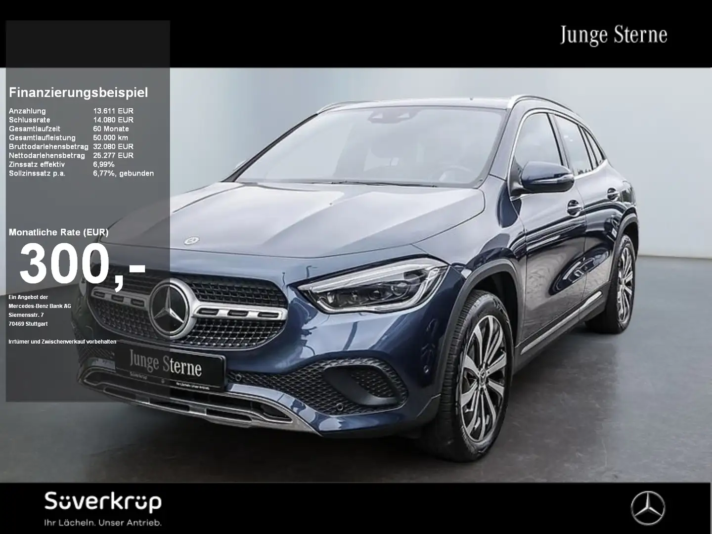 Mercedes-Benz GLA 220 d 4M PROGRESSIVE SPUR AHK KAMERA PDC Bleu - 1