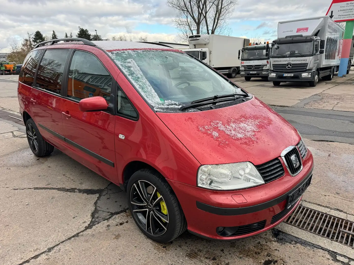 SEAT Alhambra 2.8 V6 Signo /SCHALTER/7 SITZE/LEDER/ALU/PDC/EU 4 Piros - 2