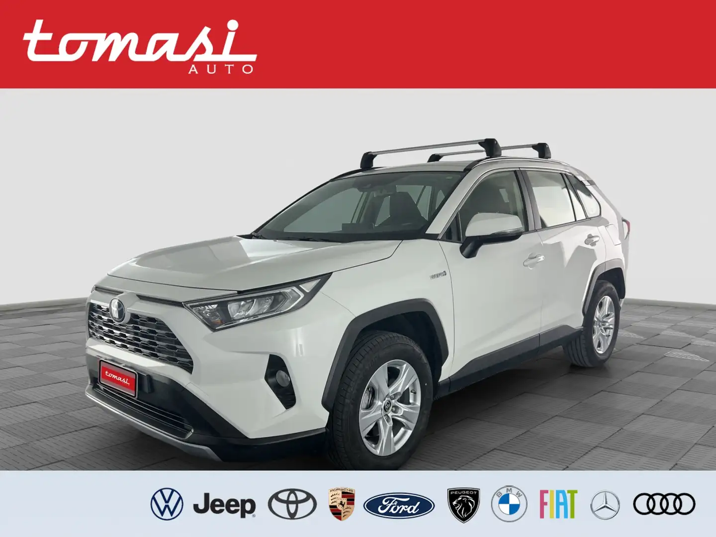 Toyota RAV 4 2.5 HV (222CV) E-CVT AWD-i Busines Bianco - 1