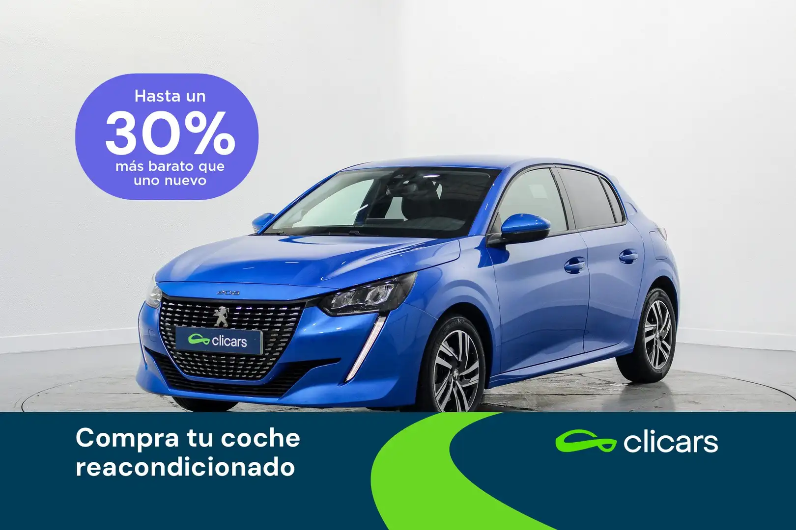 Peugeot 208 1.5 BlueHDi S&S Allure 100 Bleu - 1