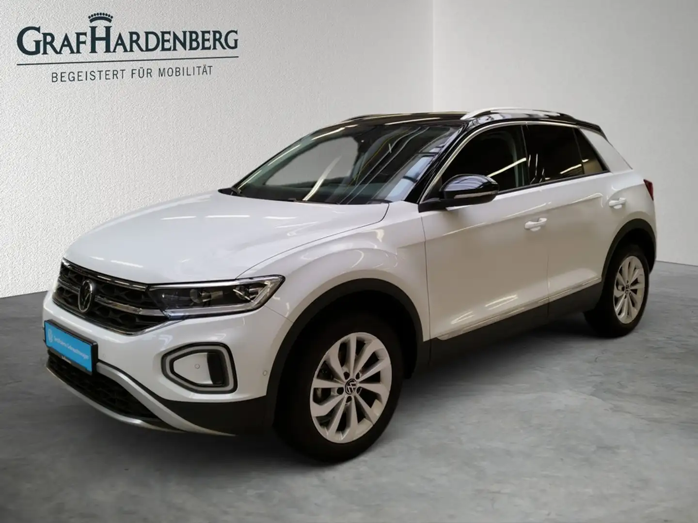 Volkswagen T-Roc Style 1.5 TSI DSG LED ACC Navi AHK DAB+ Weiß - 1