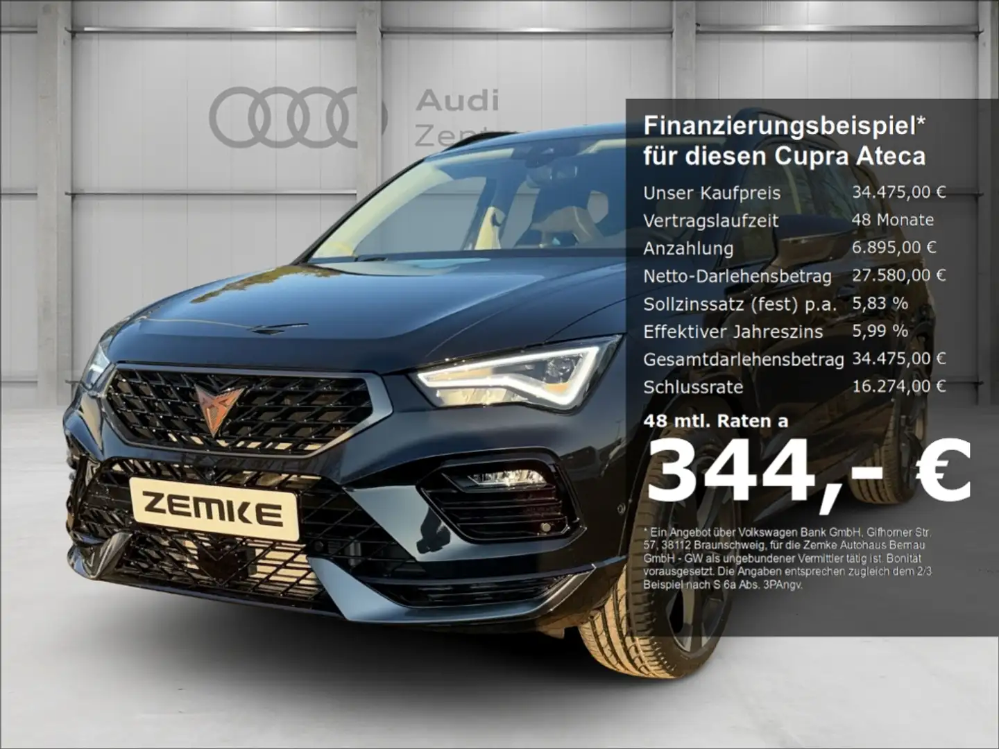 CUPRA Ateca 1.5 TSI DSG AHK-klappbar Navi digitales Cockpit LE Noir - 1