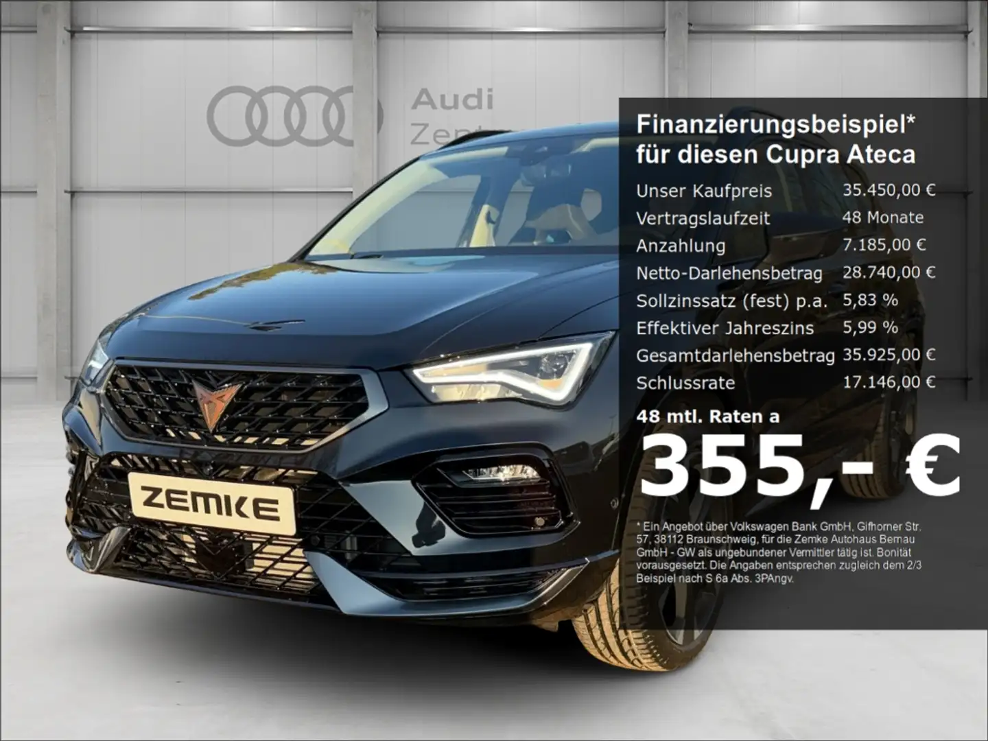 CUPRA Ateca 1.5 TSI DSG AHK-klappbar Navi digitales Cockpit LE Negro - 1