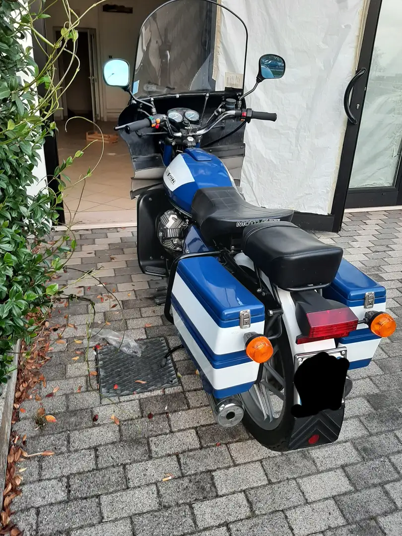 Moto Guzzi V 50 modello polizia Azul - 2