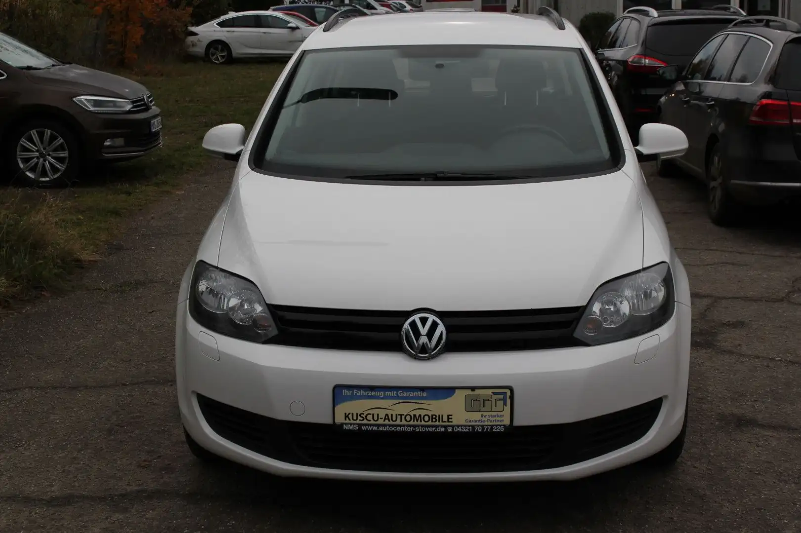 Volkswagen Golf Plus VI Trendline-1.HAND-SCHECKHEFT Weiß - 2